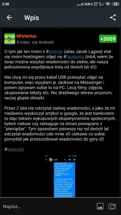 spinel - Pamiętacie wpis o tym jak gościu zrobił sobie serwis hostingowy z profilu Ja...