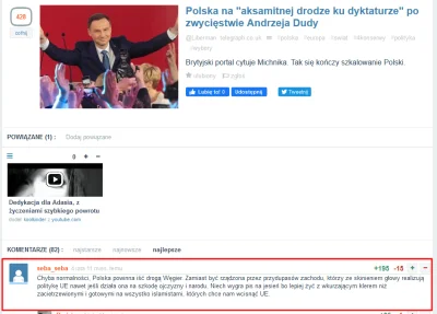 zouzosi - o to jest dobre https://www.wykop.pl/link/2566675/polska-na-aksamitnej-drod...