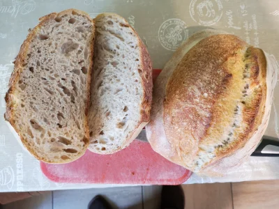 k.....e - Dziś #chleb pszenny na bazie zakwasu żytniego z mąki mieszanej 650 + pełno ...