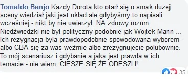 nith - Jeszcze dodam komentarz, który wrzucił niżej.
Tutaj odleciał kompletnie. Suge...