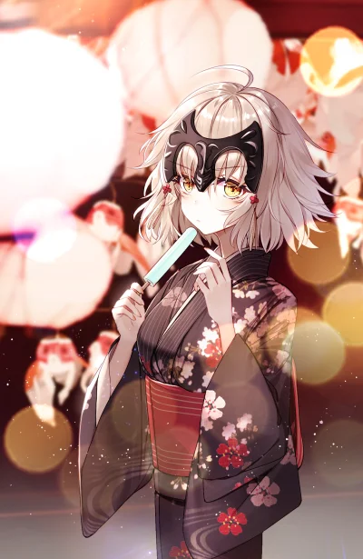 Smutny__memiarz - #randomanimeshit #fate #fategrandorder #jeannealter #kimono #anime