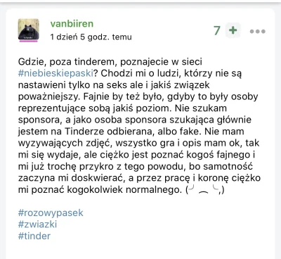 vanbiiren - @Tetrahydrofuran: Spróbuj, nie zaszkodzi. Chociaż gdybym była w Twoim wie...