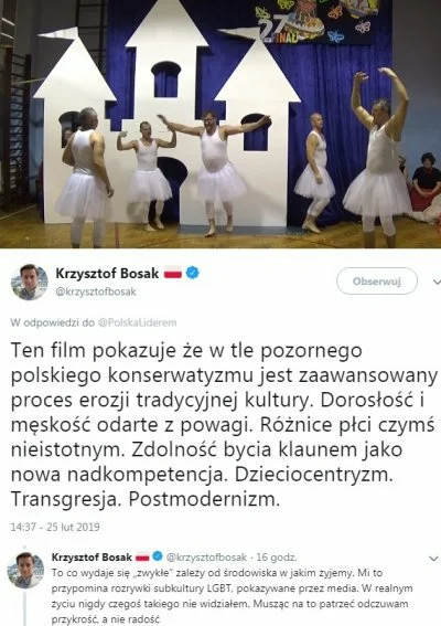 saakaszi - Akcja charytatywna, mężczyźni przebrali się za baletnice, by zrobić śmiesz...