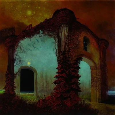 a.....3 - Jedna z moich ulubionych prac Zdzisława Beksińskiego
#sztuka #beksinski #a...