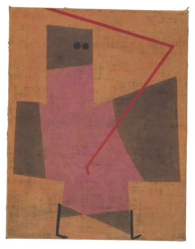 S.....x - The Step, Paul Klee, farba olejna i ołówek na jucie, 71 x 55.5 cm

#sztuk...