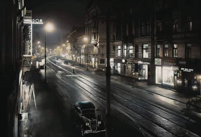 mitatuyo - Nowy Świat w latach 30-stych. #Warszawa #fotografia