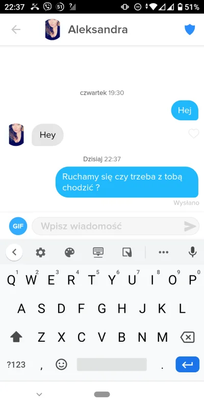 Iryterp - Dobrze napisałem?
#przegryw #tinder