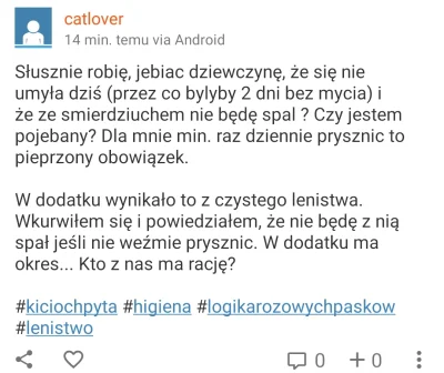 z.....1 - @catlover następnym razem taguj takie wysrywy #polkasmierdziolka