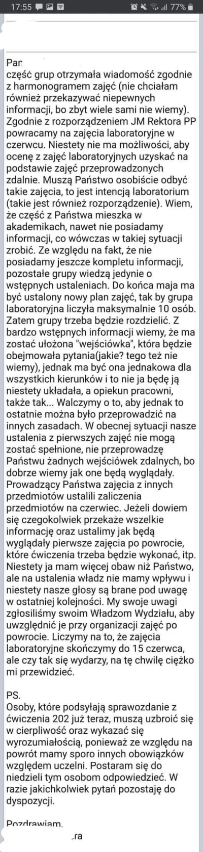Need - #studbaza #studia

Polskie uczelnie w pigułce, znajomy mi podesłał tego scre...