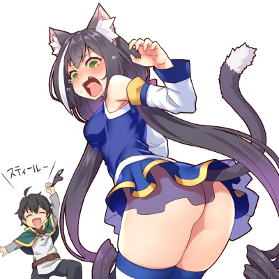 zabolek - #anime #randomanimeshit #kyaru #princessconnect #nekomimi #konosuba