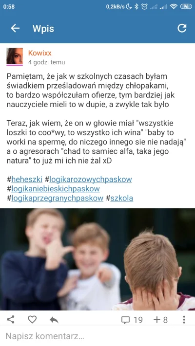 z.....1 - Co tam @Kowixx wstydzisz się swojego wysrywu i nasłałas na mnie swoich kump...