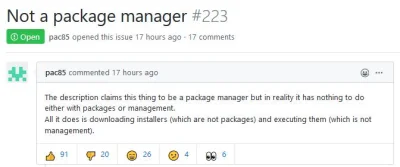 sowa705 - Fajny ten "manager pakietów"
#windows10