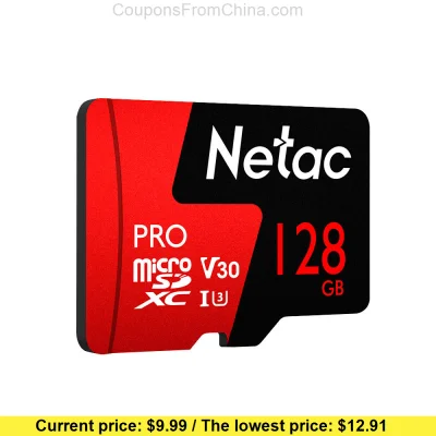 n____S - Netac P500 PRO U3 128GB MicroSD Card - Banggood 
Cena: $9.99 (41,23 zł) / N...