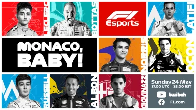 TiagoPorco - Ośmiu etatowych kierowców pojedzie w wirtualnym GP Monako, które odbędzi...