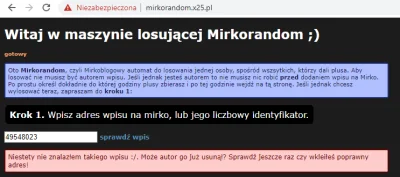 PocketsOfEnergy - Niestety mirkorandom nie działa, więc wylosuję zwycięzców na random...