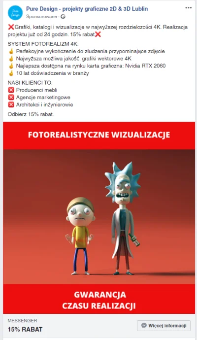 loczyn - Nic lepszego dzisiaj nie zobaczycie. Taką reklamę znalazłem na FB xD
@xandr...