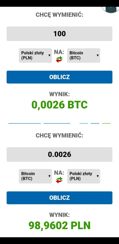 Sumiru - Elo chce zacząć inwestować w bitcoina. Czyli co? 
Wpłacając 100zł kupuje 0....