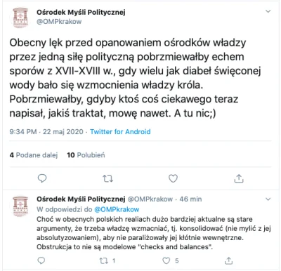 Fren - A tak właśnie chyba głównie gowinowy (chociaż konto twitterowe jest bardzo twa...