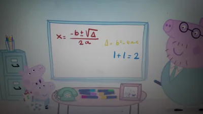 Ja-qb - #peppapig przemyca matematyke w tle :D