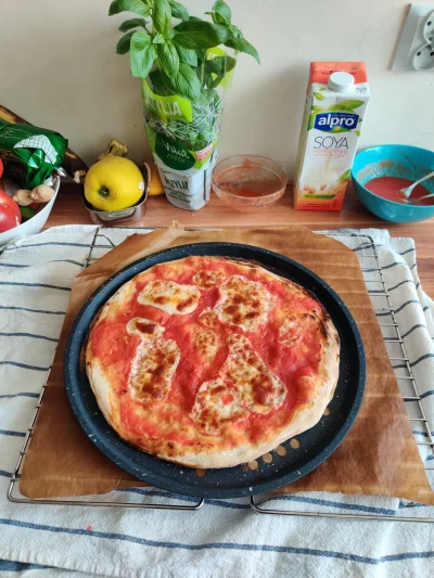 BenekTG - Moja pierwsza pizza. Wyszła bajka, jedynie do poprawy ranty na wieksze ( ͡º...