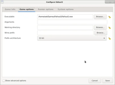 pyzdek - @Avil: dodałem pozycję w lutris tym plusem z takimi opcjami, W Runner option...