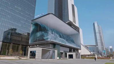 T.....l - 1600 metrów kwadratowych ekranu o rozdzielczości 8K. Seul.
#technologia #k...