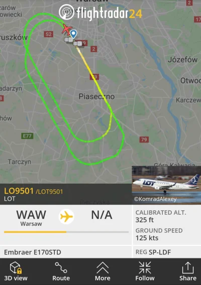 Ausfahrt - Ma ktoś jakiś pomysł dlaczego tak latał? 
#flightradar24 #lotnictwo