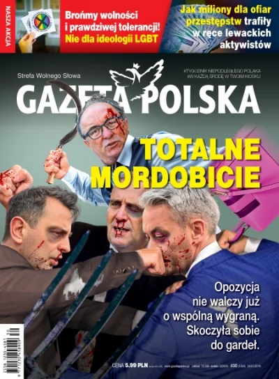 Soojin21 - W tym wątku wrzucamy top okladki Gazety Polskiej. Inne prawicowe pisma też...