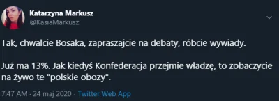 mat9 - @YgoR: A dziś sie dowiedziałem, że gdy Bosak wygra zobaczymy "polskie obozy"
...