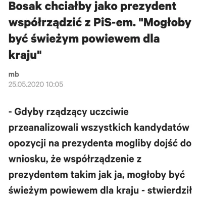 Filippa - Oto właśnie jeden z powodów dla którego nie warto oddawać głosu na Bosaka. ...