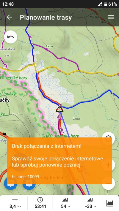 Krupier - Dlaczego do planowania trasy w Locusie potrzebne jest połączenie z internet...