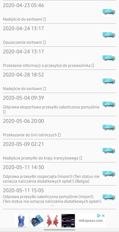 tabarok - Czy to normalne że teraz tak długo się czeka aż paczka wyjdzie z kraju Belg...