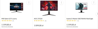 1mnew - Miruny jaki monitor 27 cali w monecie do ~1300zł będzie najlepszy? Przeznacze...