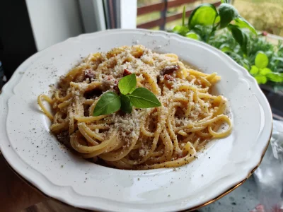 qualin - @AgEnt-Of-cHaOS: spaghetti wygląda tak jak poniżej. Tutaj akurat z sosem car...