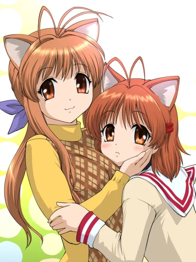 LlamaRzr - #randomanimeshit #clannad #nagisafurukawa #sanaefurukawa #kemonomimi #neko...