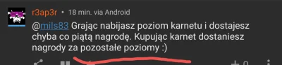 Robocovo - @r3ap3r: Pozostało mi 40lvli do 100lvl ale się nie odblokowało tak jak pis...