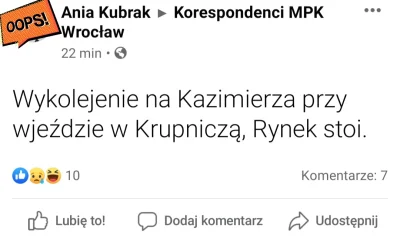 dudi-dudi - Dzień dobry Wrocław! Jak widać wszystko powoli wraca do normy, zaczynamy ...