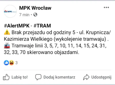 Budwajzer - #100wykolejonychtramwajow
#mpkwroclaw 
#wroclaw 
Halo wypok, co to za spa...