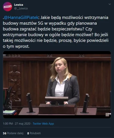 tymirka - A więc Lewica podziela narrację antynaukowych szurów o masztach 5G
XDD

#ko...