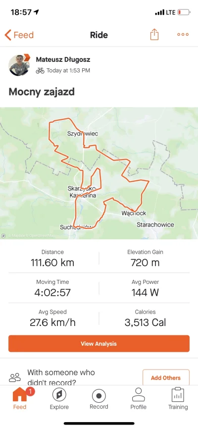 ohionek - Zajazd max, miało być 50km, wyszło 111,5km


393 578 + 111 = 393 689


#row...