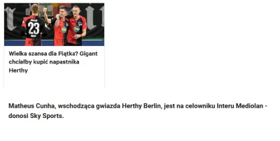 mikelson22 - Ja prdl, jaki clickbait gazeta.pl. Wchodzisz a tam...
#pilkanozna #mecz...