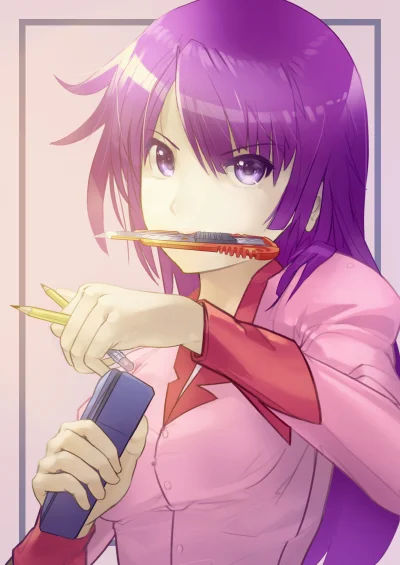 LlamaRzr - #randomanimeshit #monogatari #senjougahara #hitagisenjougahara #senjougaha...