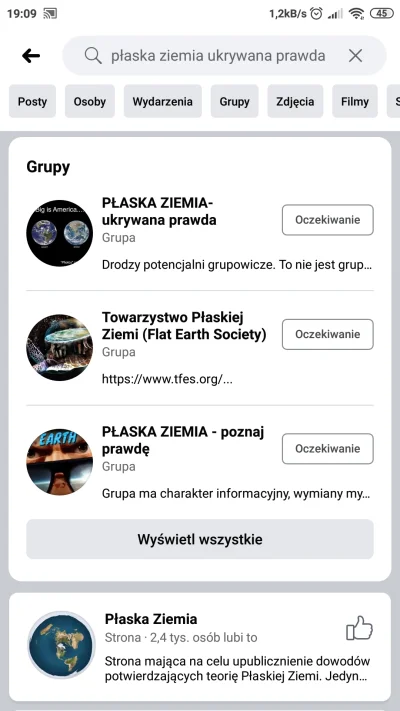 Spofity - Nie mam co robić, więc dołączam do grup o płaskiej ziemii. Jeśli mnie przyj...