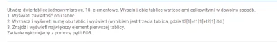 S.....5 - Wie ktoś jak zrobić sumę za pomocą trzeciej tablicy? Bo ja tylko wiem jak t...