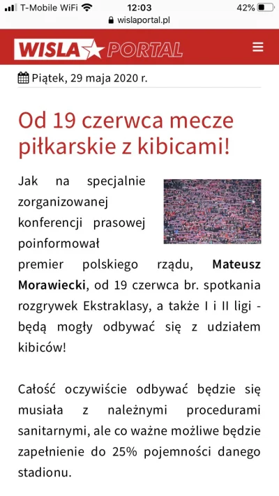 skromnychlopak - Na Wisłę wchodzi od rundy finałowej 8250 ludzi. To jest tak odważne,...