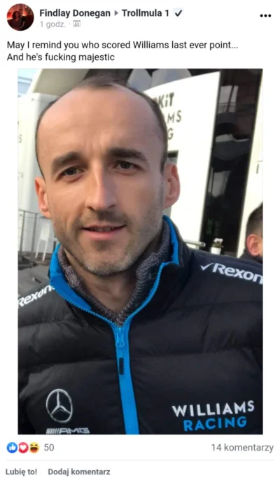 Shewie - podkład muzyczny do wpisu.

#f1 #kubica