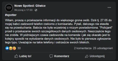 WuDwaKa - #wyludzanie #policja #oszukujo #gliwice #daneosobowe