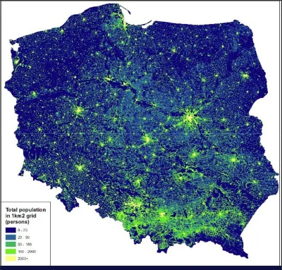 Okcydent - No to tak: gęstość zaludnienia w Polsce