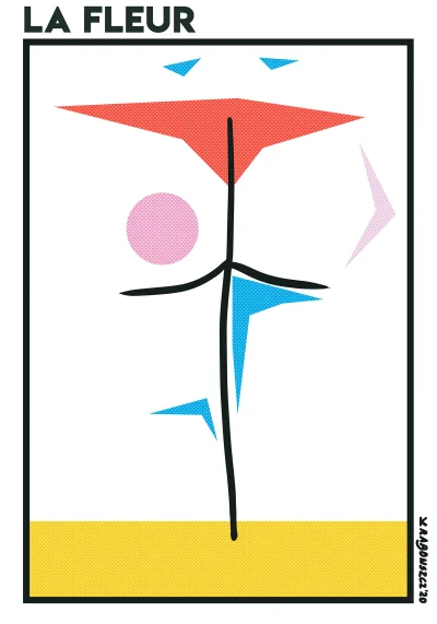 Nikas - Kwiat, czy...? Minimalistyczna erotyka w formie plakatu.

#krabonszcz #graf...
