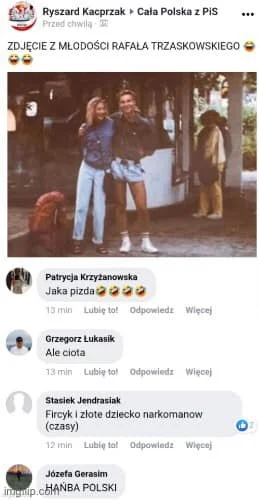 rafxyz44 - Ktoś wstawił na pisowską grupę zdjęcie młodego Andrzeja Dudy i podpisał, ż...